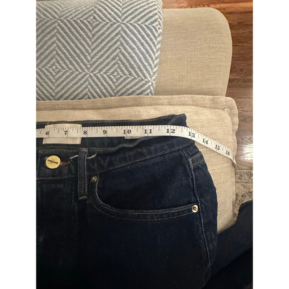 Women's FRAME Blue Le Original Straight Leg Jeans Size 27 - Picture 8 of 12